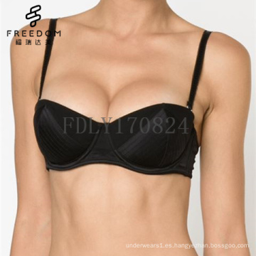 bf hot sexy image sujetador y bragas ropa interior de mujer indio xxx Fleur Du Mal Satin Convertible Underwire Bra